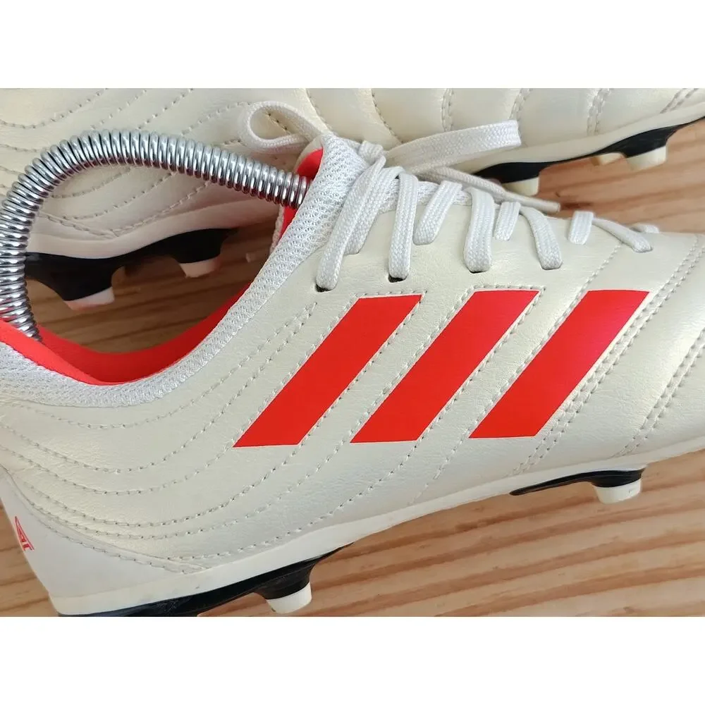 Adidas Copa 19.3 FG Soccer Cleats Men’s Size 5 US White Orange Excellent